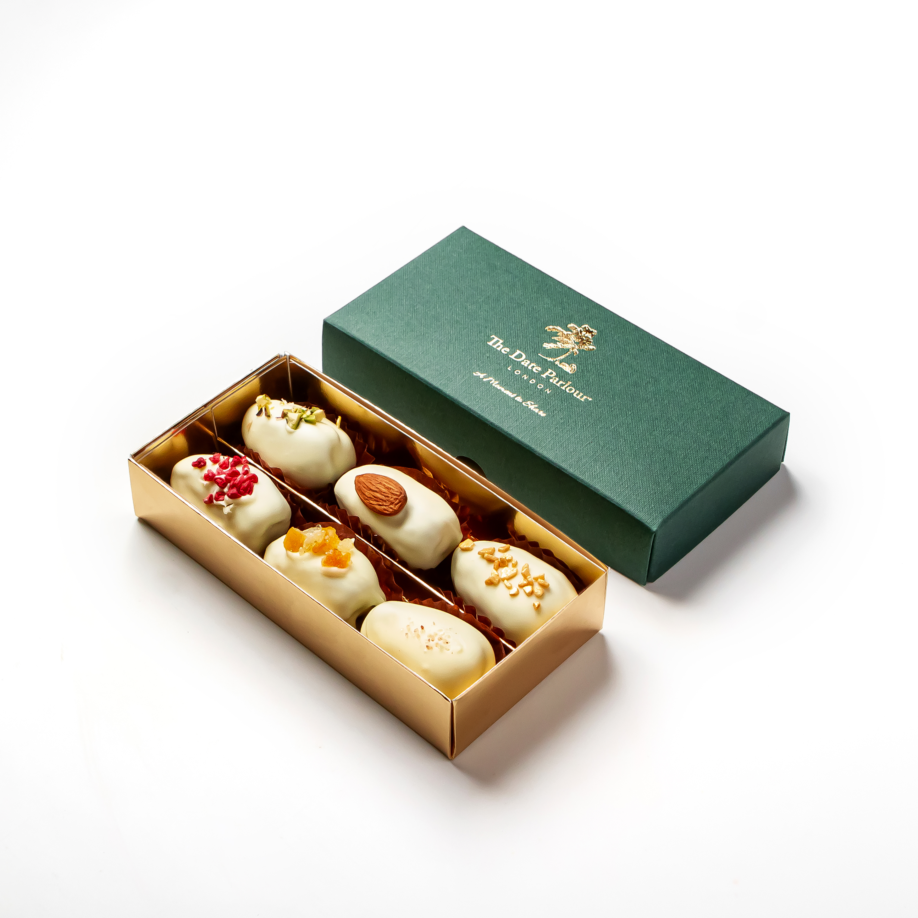 White Belgian Chocolate Dates